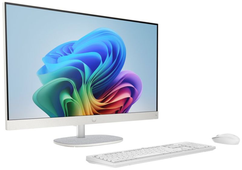 HP 24/24-ct2007nc/27"/FHD/AI7-350/32GB/1TB/AMD int/W11H/Bílá/2R All-in-one pocítac, 27" FHD IPS, Ryzen AI 7 350, 32GB DDR5, 1TB SSD, AMD Radeon 860M, W11H, bílý + bezdrátová klávesnice a myš
