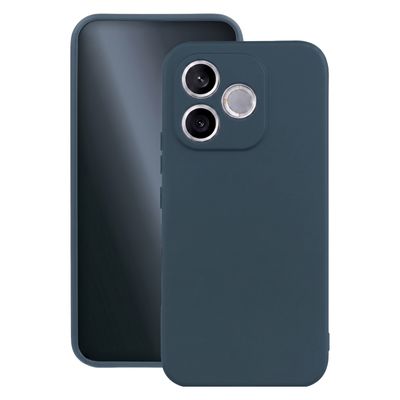 Silikónové puzdro na Honor 600 Lite tmavomodré