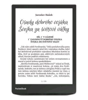 E-book POCKETBOOK 743G InkPad 4 Stardust Silver, strieborný