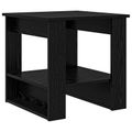 vidaXL Konferenčný stolík Čierny dub 51 x 50 x 50 cm Kompozitné drevo