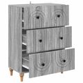 vidaXL Zásuvkový kabinet Sivá sonoma 66 x 34,5 x 90 cm