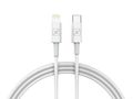 Autonabíjačka mx kappa 18W pd+qc, usb-a+c + kábel type-c/lightning 20W pd biela