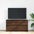 VidaXL TV skrinka Hnedý Dub 100x35x54 cm Drevo