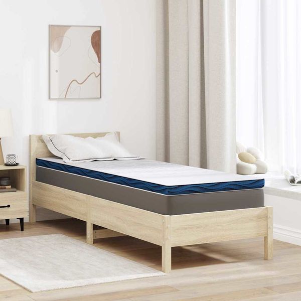 vidaXL Matracová podložka Biela 80 x 200 cm žakárová tkanina