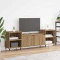 vidaXL TV skrinka 160 x 35 x 55 cm Remeselný dub Kompozitné drevo