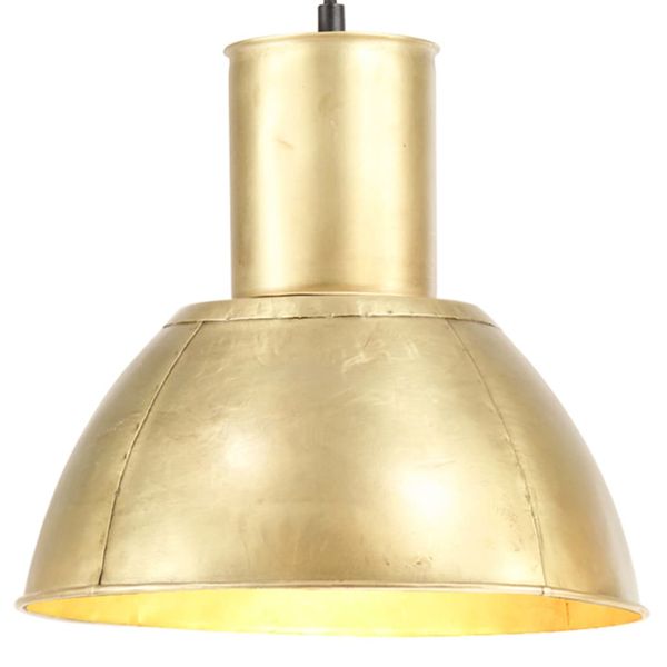 vidaXL Závesná lampa 25 W, mosadzná, okrúhla 28,5 cm E27