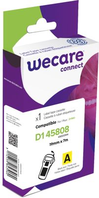 WECARE ARMOR páska kompatibilná s DYMO S0720880,Black/Yellow,19MM*7M