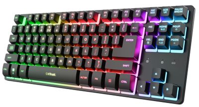 Trust GXT831 Thado TKL/Bezdrôtové USB/US/Čierna