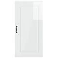 vidaXL Dvierka na umývačku Kalmar Vysoký lesk bielej 50 x 31 x 100 cm