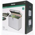 HAMA Hard case, kufrík na 50ks platní, strieborný
