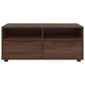 vidaXL TV skrinka 100 x 48 x 43 cm Hnedý dub Kompozitné drevo
