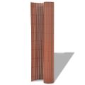 vidaXL Záhradný plot Hnedá 150 x 500 cm PVC