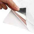 vidaXL Dlaždica s perím 10 ks Biela 30 x 30 cm Polyuretán a PET