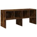 vidaXL Regál na topánky stohovateľné tmavý dub 89,5x30x40 cm
