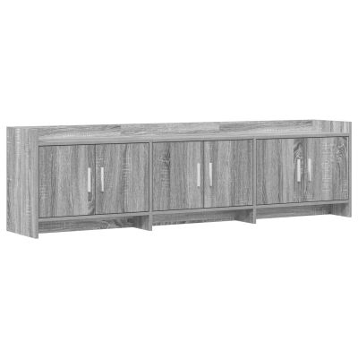 vidaXL TV skrinka 168 x 33 x 47 cm Sivý Sonoma Kompozitné drevo