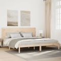 vidaXL Extra dlhá posteľ bez matraca 180x220 cm masívne drevo
