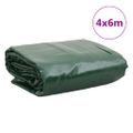 vidaXL Celta zelená 4x6 m 650 g/m²