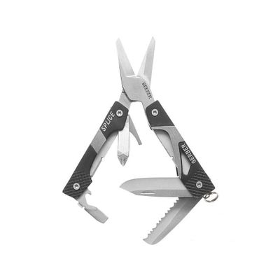 Gerber 31-000013 Splice Pocket Tool multifunkčný nástroj - nožnice, Satin, oceľ, hliník, 9 funkcií