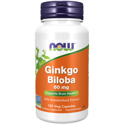 Ginkgo Biloba 60 mg - NOW Foods