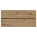 vidaXL Umývadlová skrinka dub artisan 100x38,5x45 cm kompozitné drevo