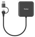 Rollei 4-v-1 čítačka kariet pre SD, CF, MS a microSD, čítačka kariet, SD, microSD, CF, MS, USB-C 3.0, USB-A 3.0, 95 MB/s, Dual Drive, OTG