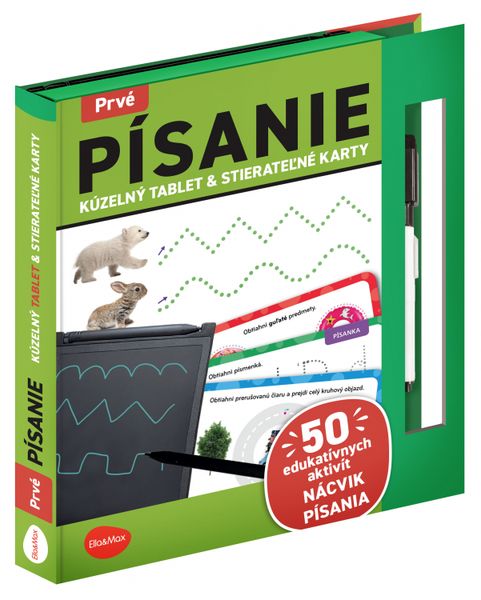 Kúzelný tablet & stierateľné karty – Prvé PÍSANIE