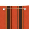 vidaXL Balkónová markíza oranžová a hnedá 100x240 cm oxfordská látka
