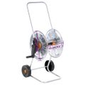 vidaXL Vozík s hadicovým bubnom pre 50 m 1/2" / 35 m 3/4" hadicu oceľ