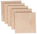 Drevené doštičky CREATIVE WOOD SET 5, 10 x 10 cm SIXTOL