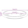 vidaXL Kvetináče 24 ks Tehlovo červená Ø 26 x 21.5 cm Plast