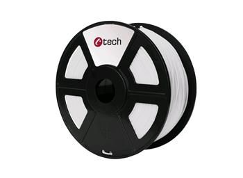 C-TECH tlačivá struna ( filament ) , PLA, 1,75mm, 1kg, biela