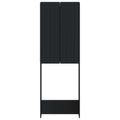 vidaXL Toaletná skriňa ZWOLLE Čierna 66 x 25,5 x 190 cm