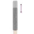 vidaXL Strom pre mačky od podlahy po strop bledosivý 268,5-294,5 cm
