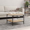 vidaXL Konferenčný stolík dub sonoma 55x55x40 cm kompozitné drevo