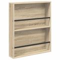vidaXL Regál na časopisy Sonoma dub 60 x 12 x 70 cm Kompozitné drevo