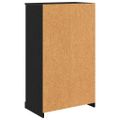 vidaXL Highboard Čierny dub 60 x 35,5 x 103,5 cm Kompozitné drevo