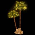 vidaXL Vianočný stromček s LED 90 cm a 150 cm