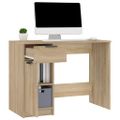 vidaXL Stôl dub somoma 100x50x75 cm spracované drevo