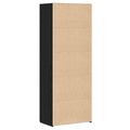 vidaXL Highboard Čierny dub 70 x 42,5 x 185 cm