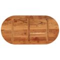 vidaXL Stolová doska 100x50x2,5 cm oválna masívna akácia