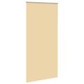 vidaXL Roleta Zatemnenie Béžová 100x230cm Šírka látky 95,7cm Polyester