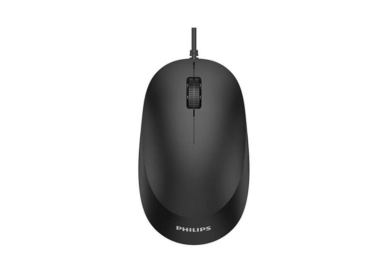 Philips SPK7207B/Kancelárske/Optické/1 600 DPI/Drátové USB/Čierne