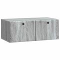 vidaXL Nástenná TV skrinka 78,5 x 41 x 30 cm Sivý Sonoma
