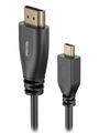 Rollei kábel Micro HDMI 2.0 to HDMI 2.0/ 1,8 m kábel Micro HDMI 2.0 na HDMI 2.0, 4K 30 Hz, 1,8 m, PVC, pre kamery a monitory