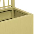 vidaXL Záhradný kvetináč s trellis Zelená 36 x 36 x 140 cm PP
