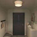 vidaXL Stropná lampa so bodmi Sivá 38 x 38 x 13,5 cm látka