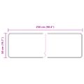 vidaXL Behúň MARSA Sivá 50 x 250 cm Polyester a PVC