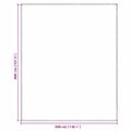 vidaXL Koberec do stanu Svetlosivá 400 × 300 cm Polyetylén