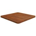 vidaXL Štvorcová stolová doska tmavohnedá 50x50x2,5 cm ošetrený dub