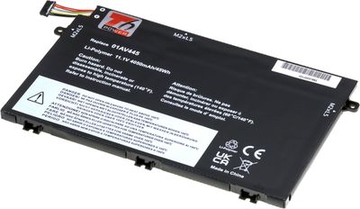 Batéria T6 Power pre Lenovo ThinkPad E480, E490, E580, E590, E14, E15, 4050mAh, 45Wh, 3cell, Li-pol
